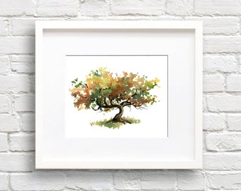 オリジナルの水彩画「ブドウの木のブドウ」9