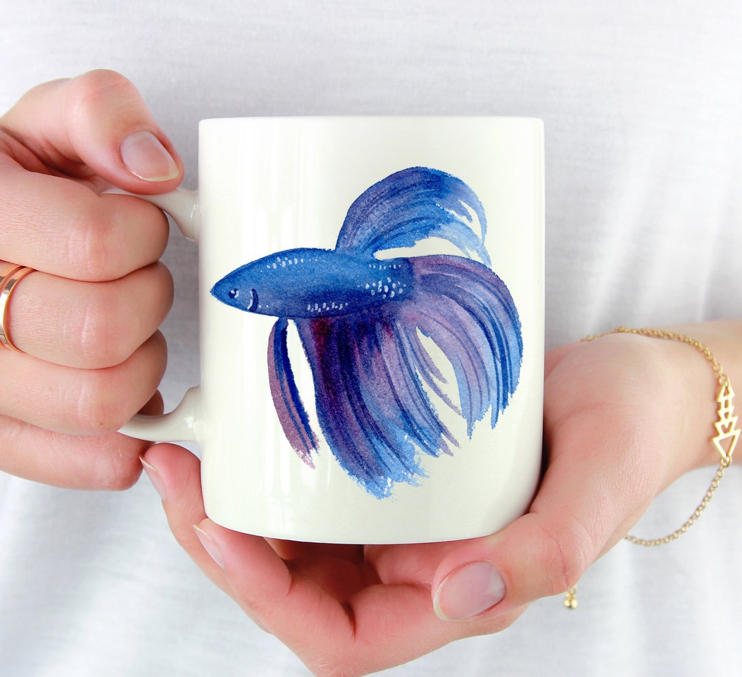 Betta Fish Mug Betta Fish Lover Gift Betta Coffee Mug Etsy