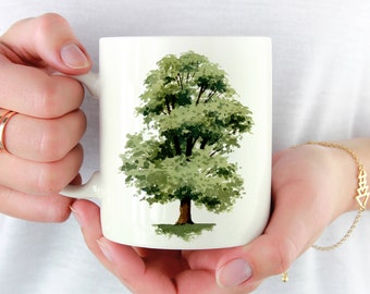 Elm Tree Mug - Elm Tree Lover Gift - Elm Tree Coffee Mug - Unique Elm Tree Gifts