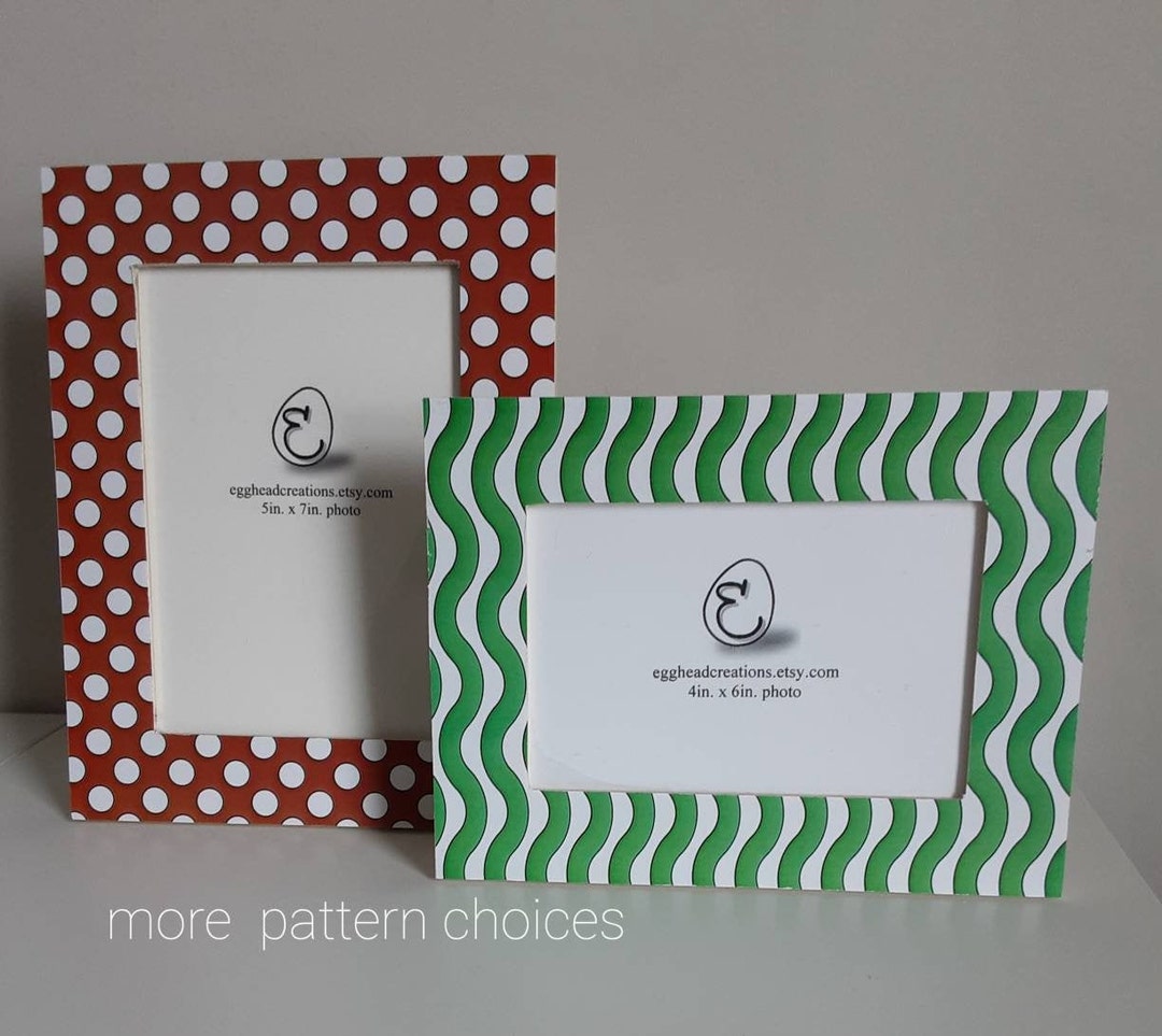 Decoupaged Christmas Frames Red,white, and Green/holiday Frames Etsy