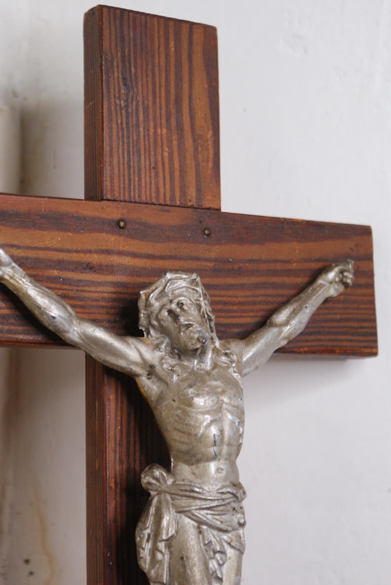 Large Vintage Crucifix