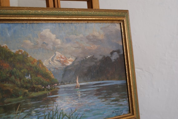 Framed Oil on Canvas, Signed R. Titley 1939