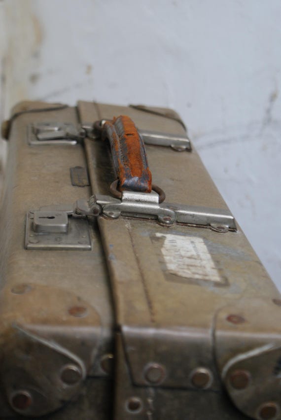 Vintage Suitcase With British Rail Sticker