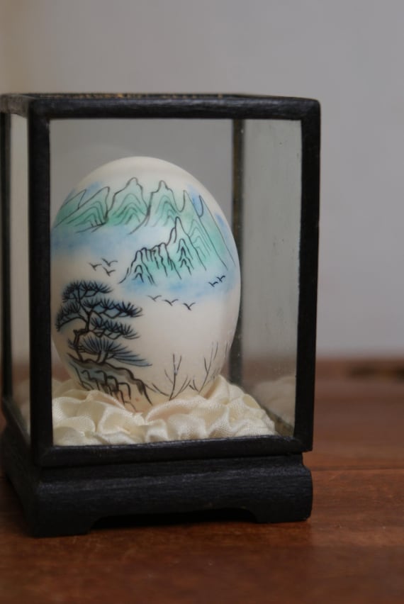 Chinese Decorative Hand Painted Egg