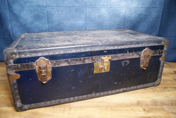 Antique Victorian Luggage Trunk