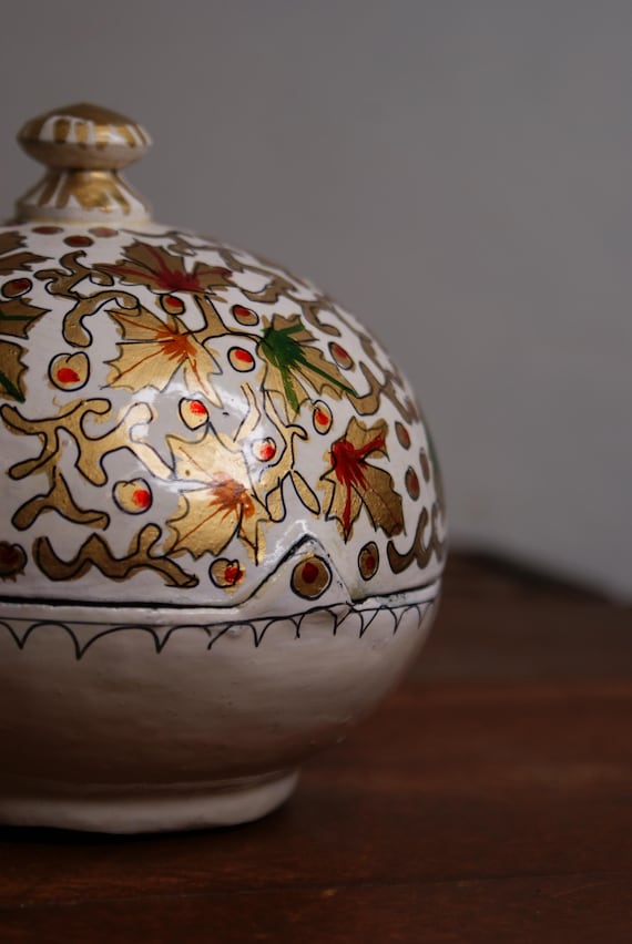 Kashmiri Papier Mache Trinket Box
