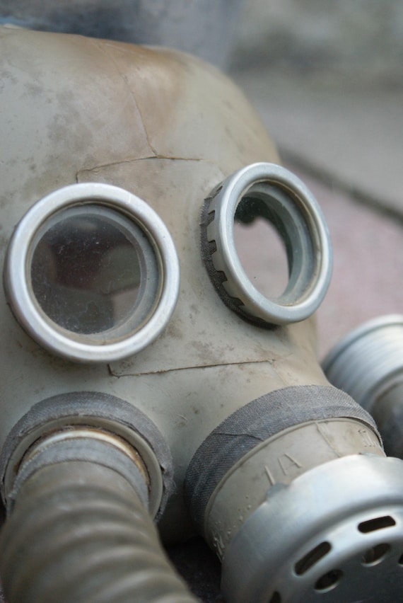 Genuine Cold War Era Infants Gas Mask