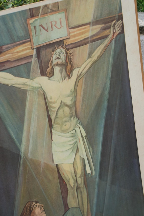 20th Century German Religious Double Sided Poster