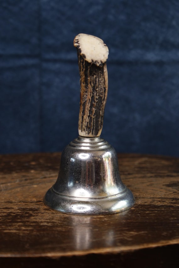 Vintage Scottish Deer Antler Handle Bell