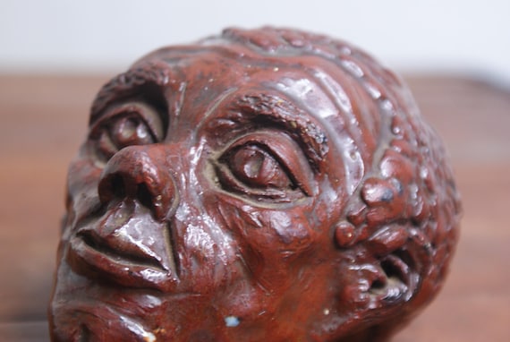 Studio Pottery Head Sculpture