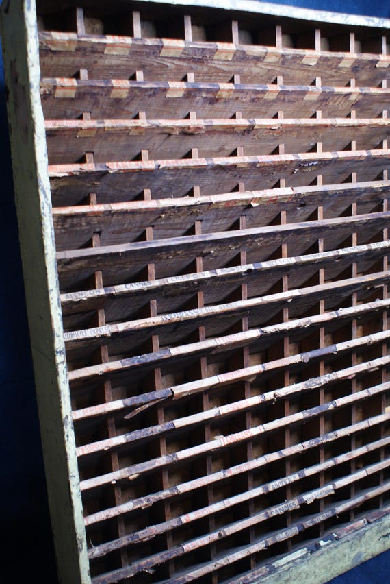 Antique French Postal Pigeon Holes