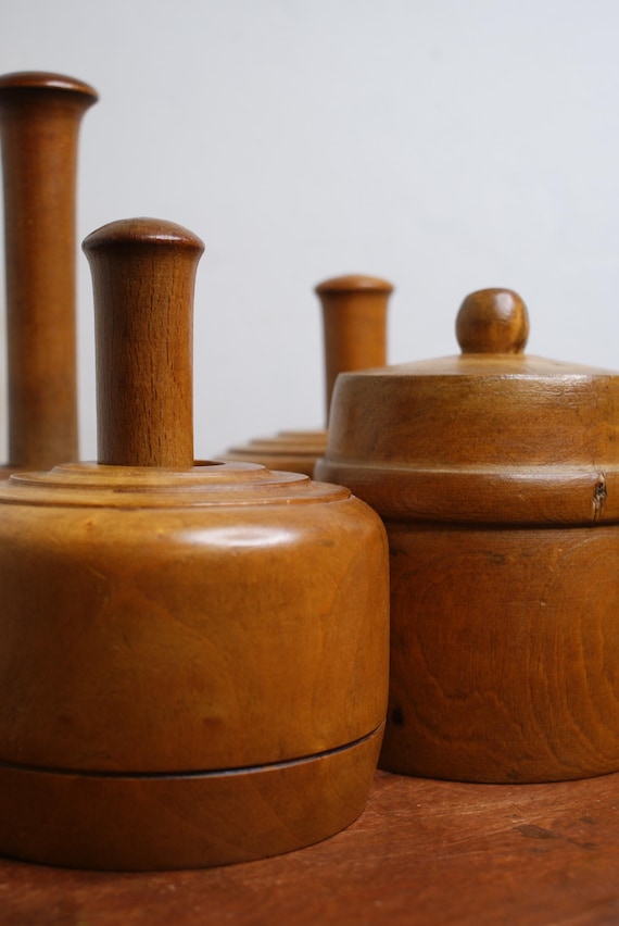 19th Century Treen Butter Moulds