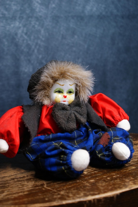 Vintage Porcelain Clown