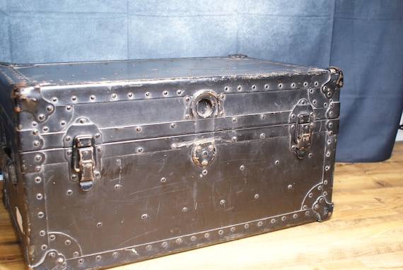 Vintage Steel Trunk