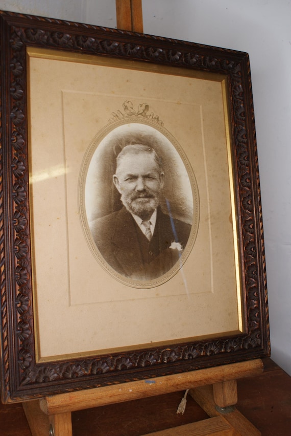 Framed Photograph of an Edwardian Gentleman
