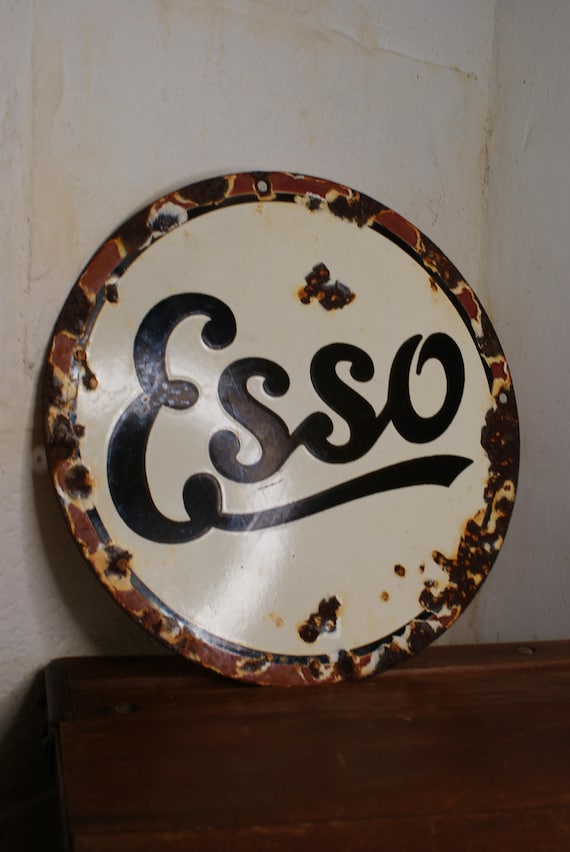 Esso Enamel Sign