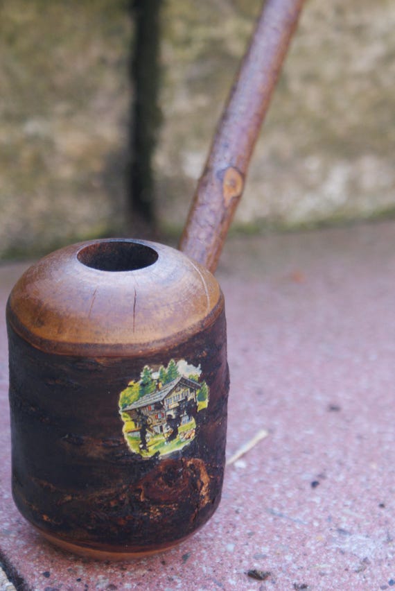 Vintage Folk Art Pipe