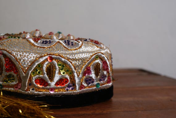 Traditional Embroidered Kippah/Skull Cap