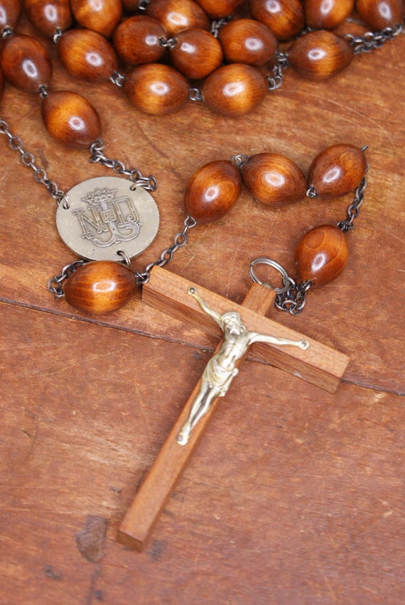 Large French Nuns Rosery Beads