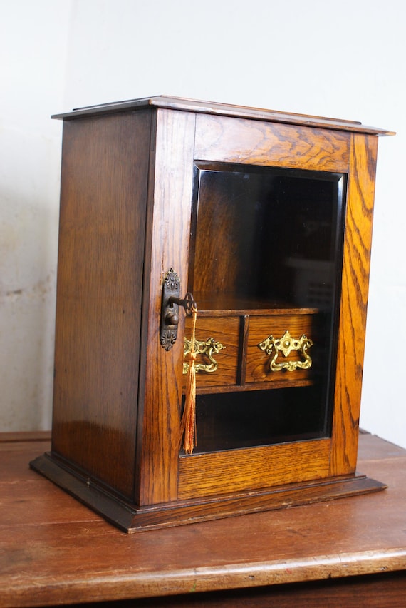 Edwardian Mahogany Smokers Cabinet