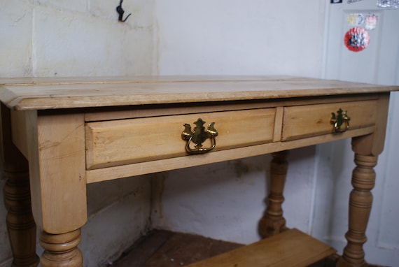 Rustic Pine Farmhouse Table