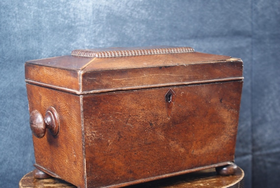 Georgian Sarcophagus Tea Caddy