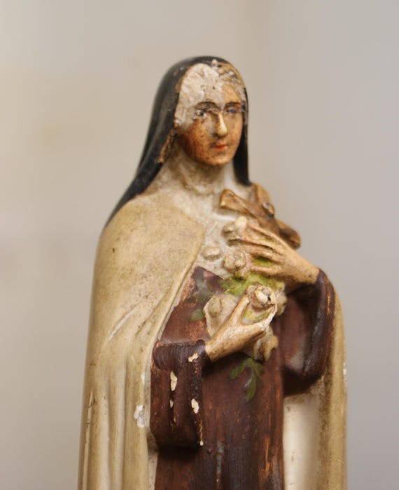 Plaster Statue of Saint Thérèse of Lisieux