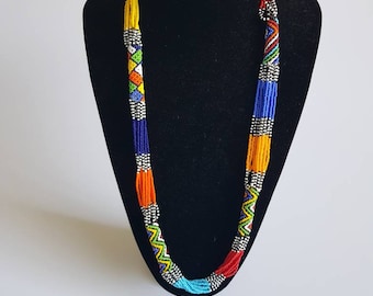 Handmade classy necklace Beaded African Necklace