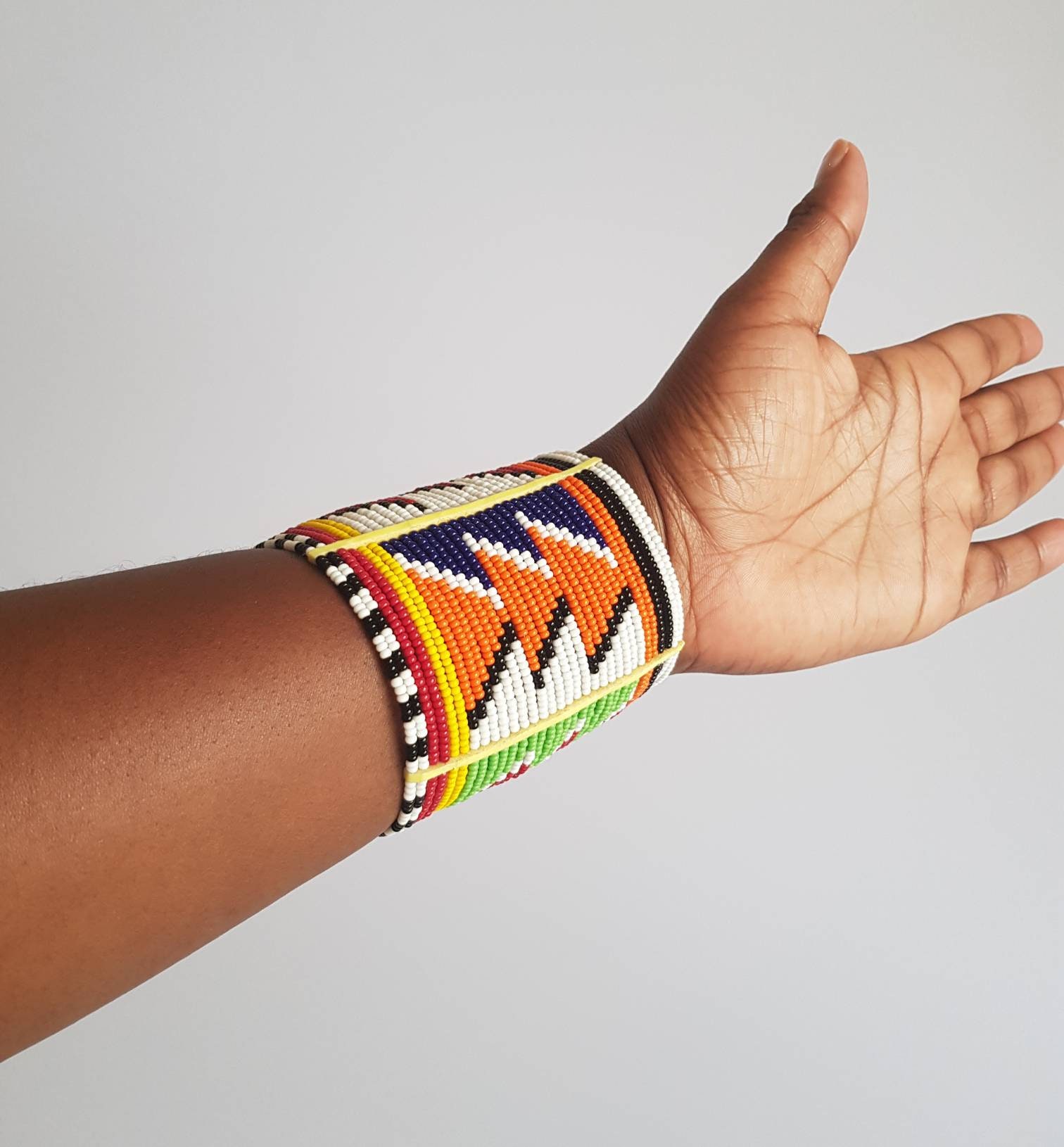 Maasai long bracelet African bracelets for women Beaded Etsy