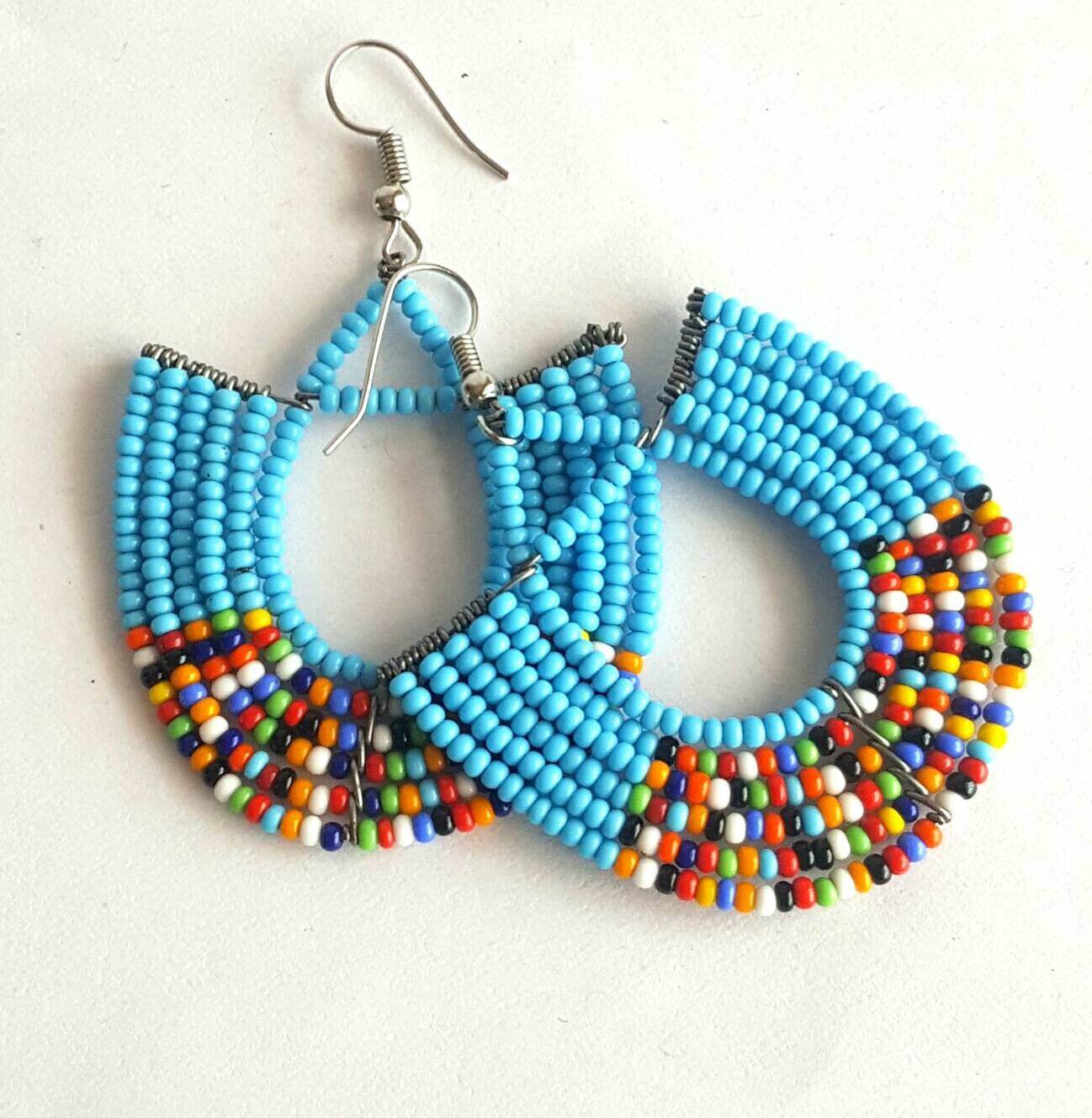 african handmade earrings