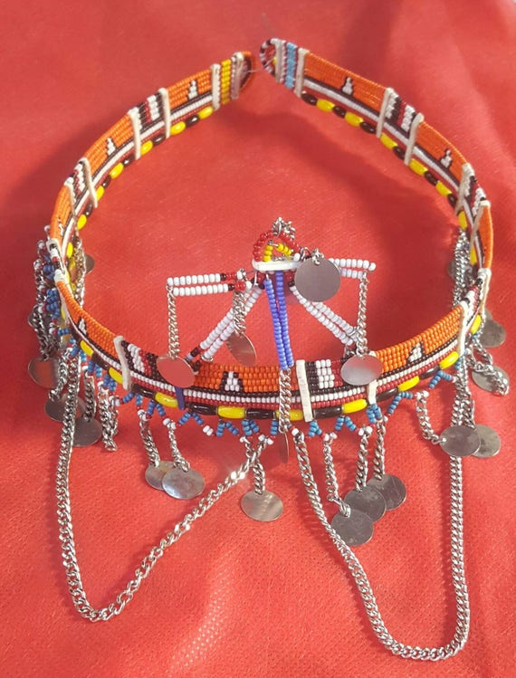 METAL BEAD BRACELET THIN GOLD RED METAL BEAD BRACELET THIN GOLD RED