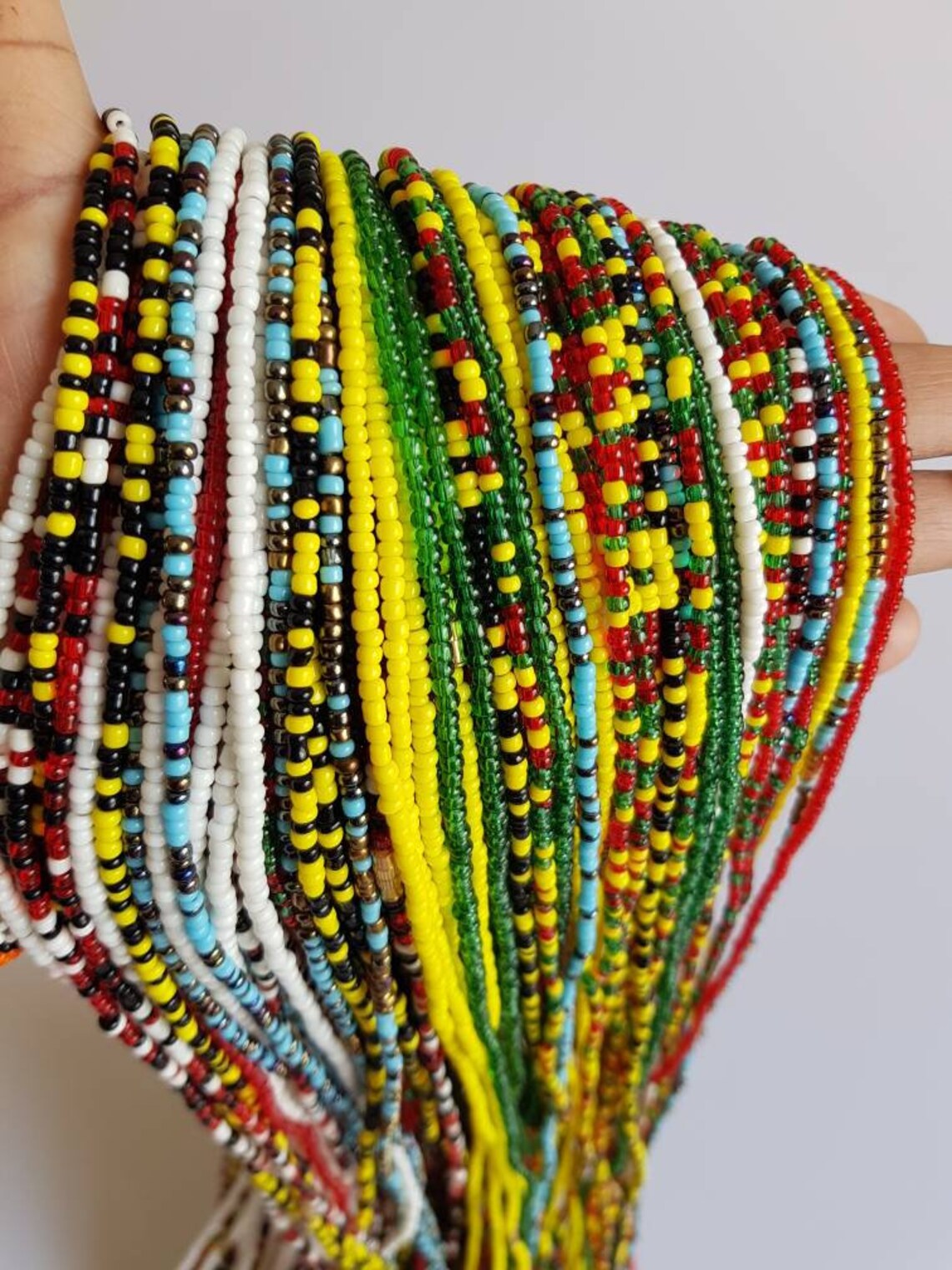African Wholesale waist beads Tummy beads Colorful waist Etsy