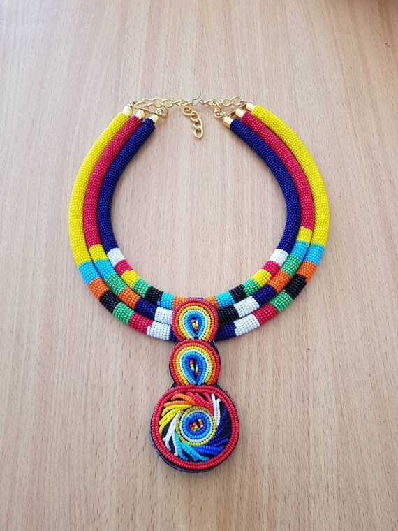 African beaded jewelry clearance