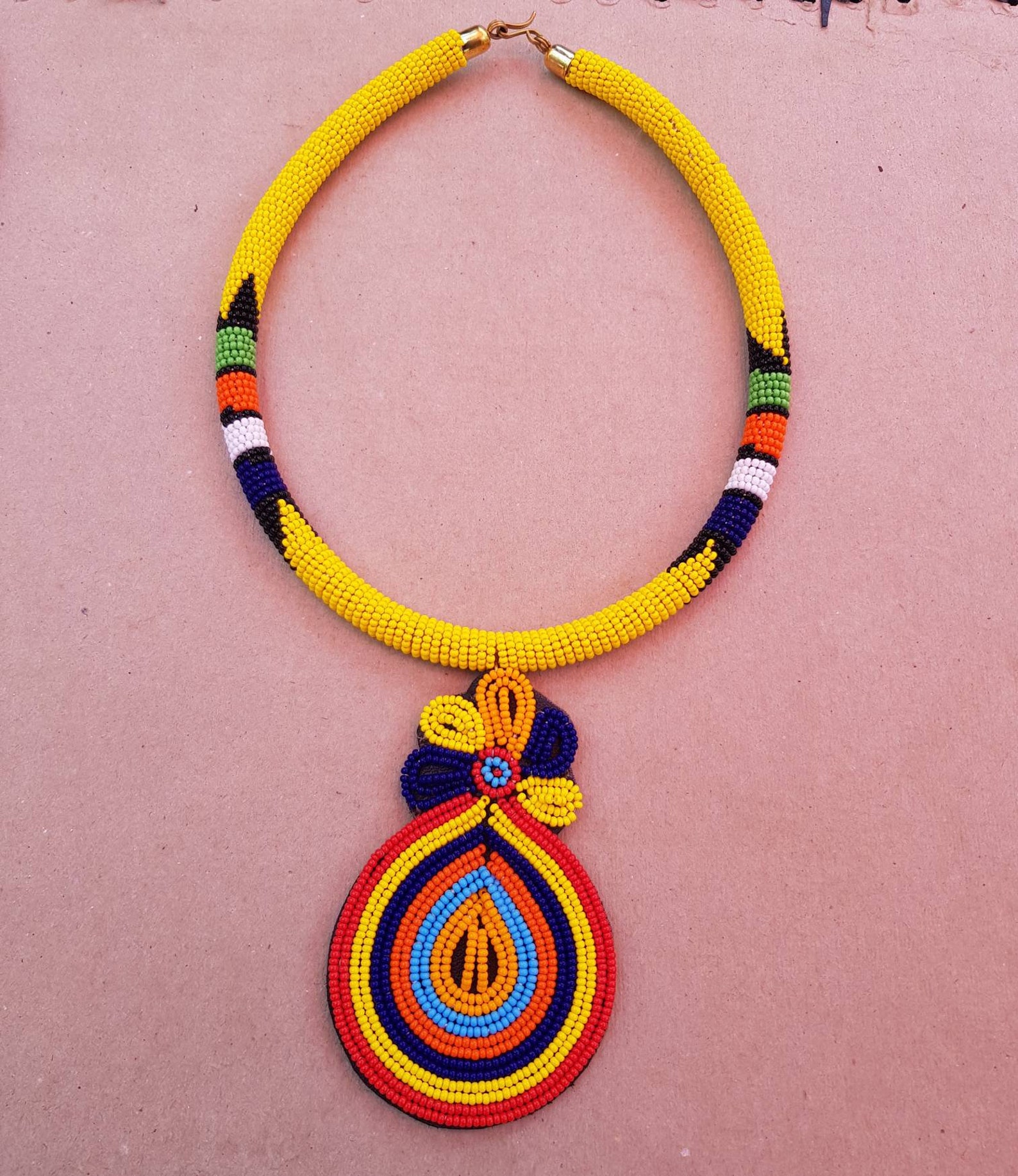 African Pendant Necklace African Necklace for Women Afican Etsy