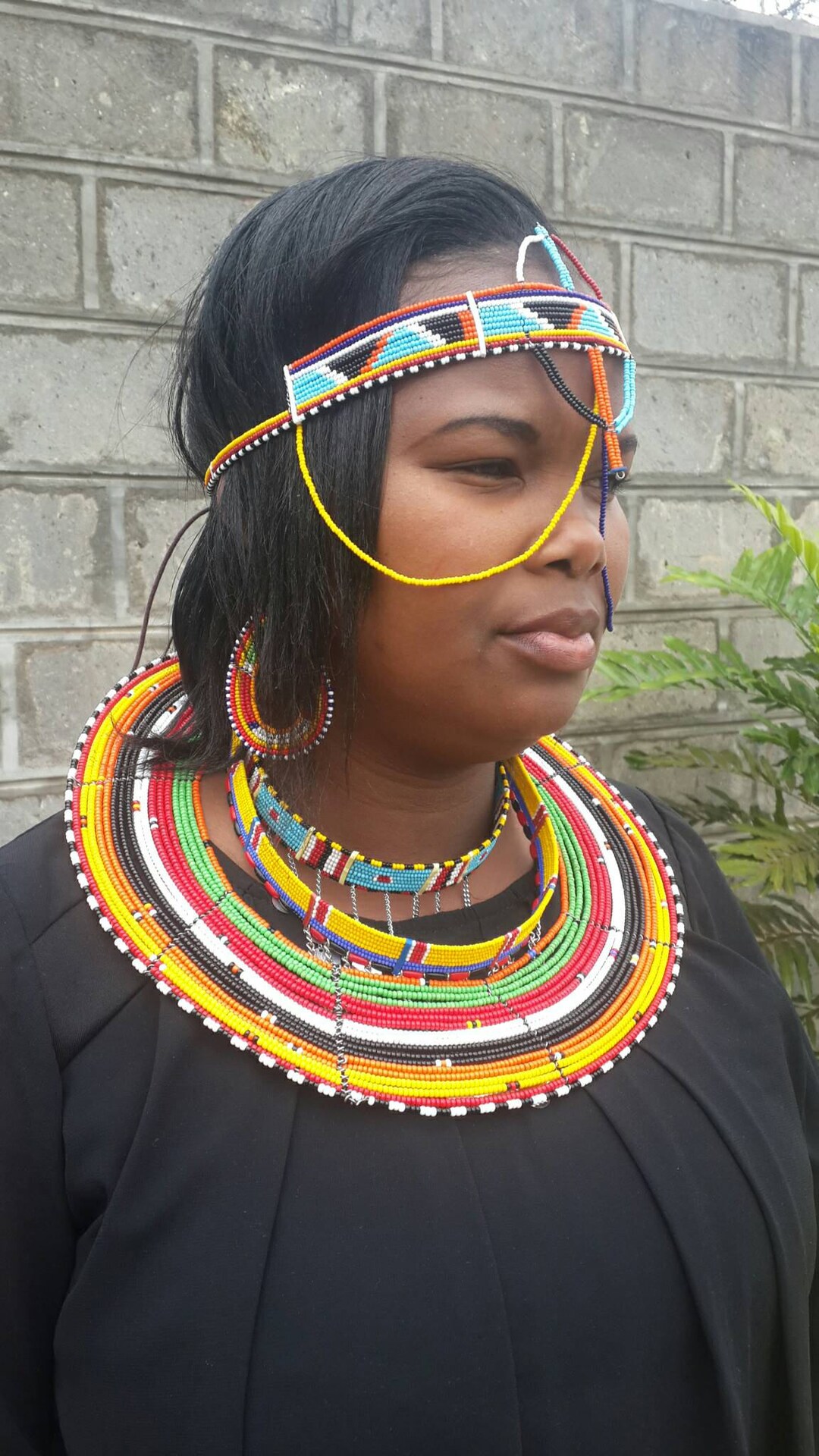 Maasai Jewelry, African Jewelry, Beaded Collar Necklace, Maasai Jewelry