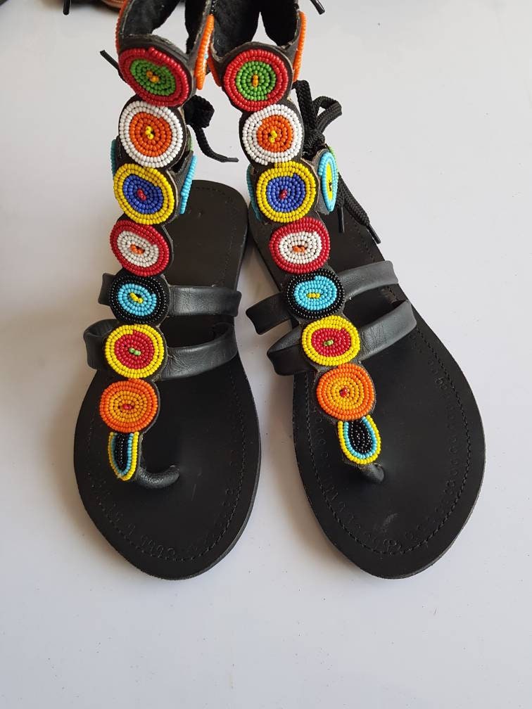 Wholesale African maasai sandals Assorted African sandals | Etsy