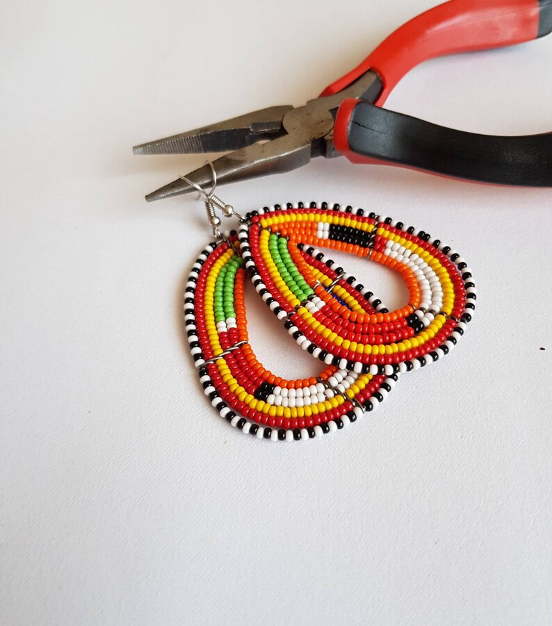 Maasai Earrings Wholesale African Earrings Wholesale African Etsy