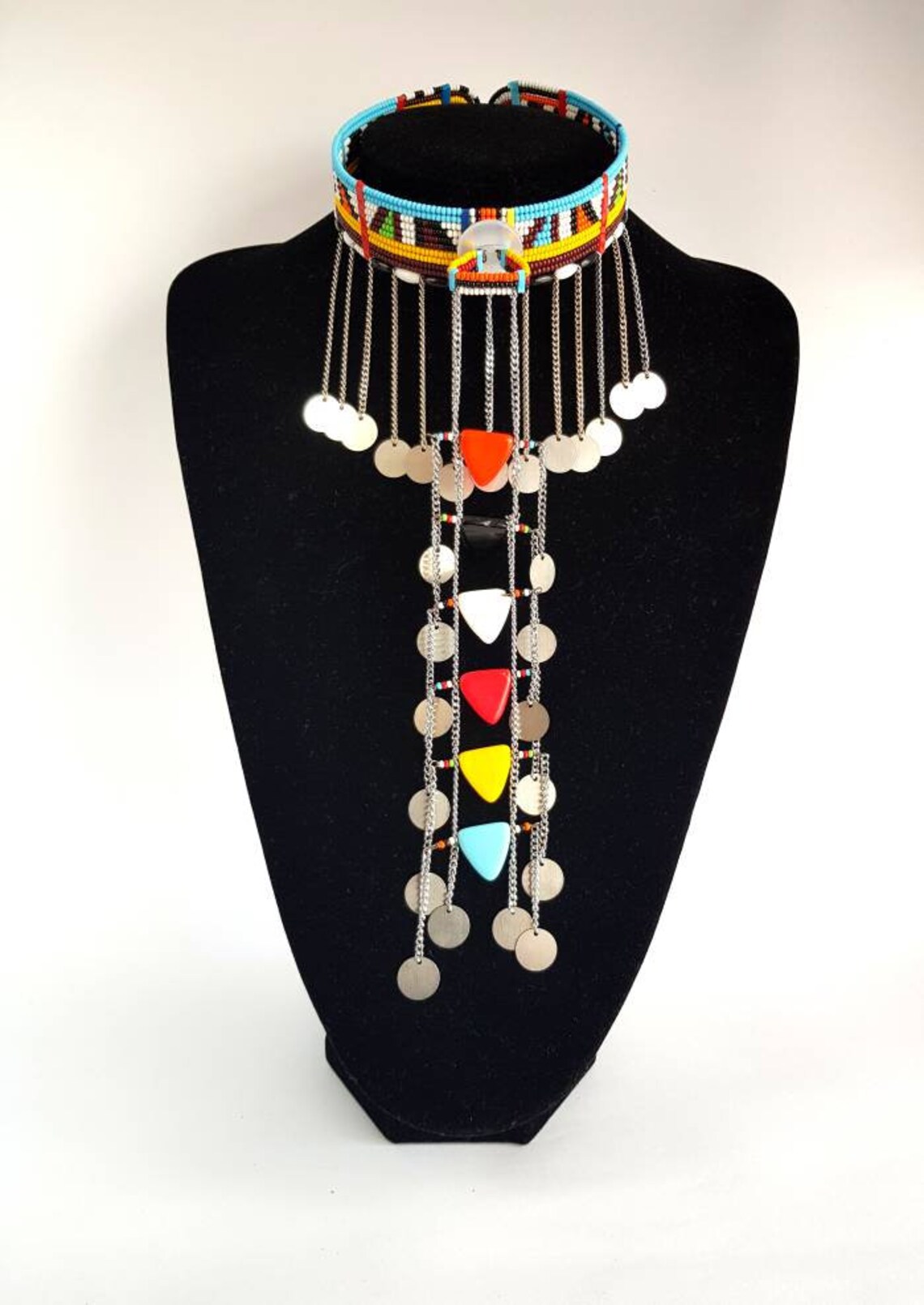 African Wedding Necklace Maasai Jewelry Masai Wedding Jewelry Etsy