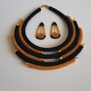 Small Mini Tassels - Custom made african tribal themed necklaces Exporter  from Mumbai