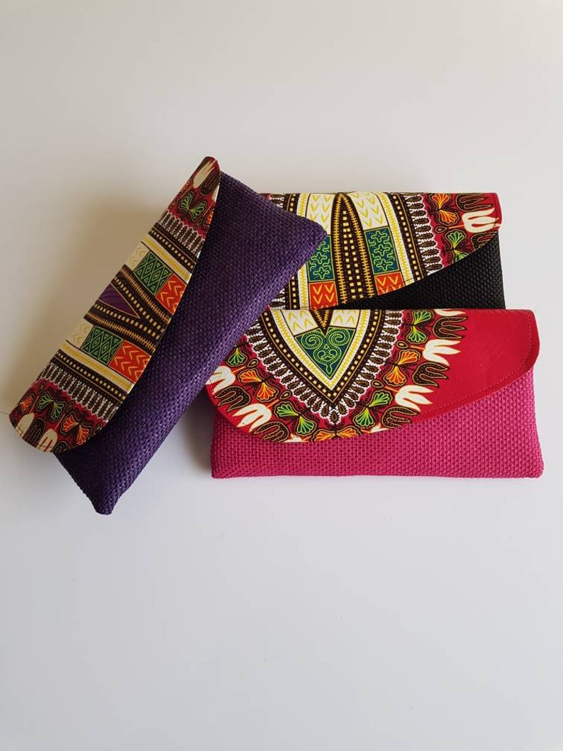 Set of 3 African Clutch Bags Dashiki Clutch Bags African Etsy
