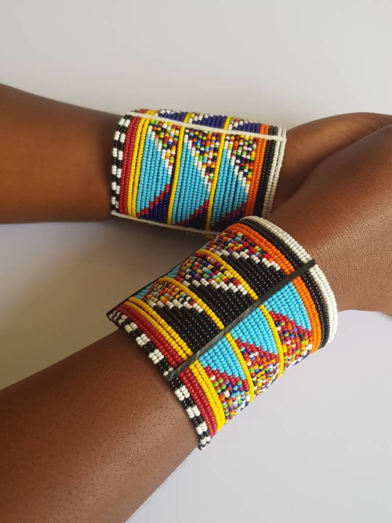 Bracelets maasai colorés bracelets africains bracelets Etsy