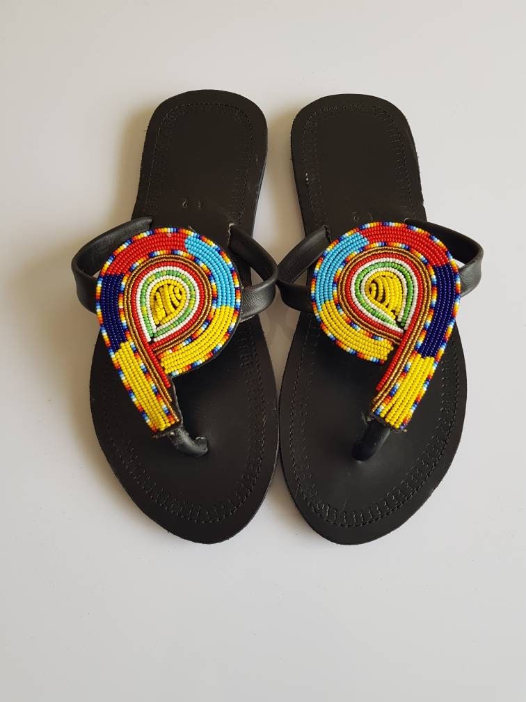 Wholesale African Maasai Sandals Assorted African Sandals - Etsy
