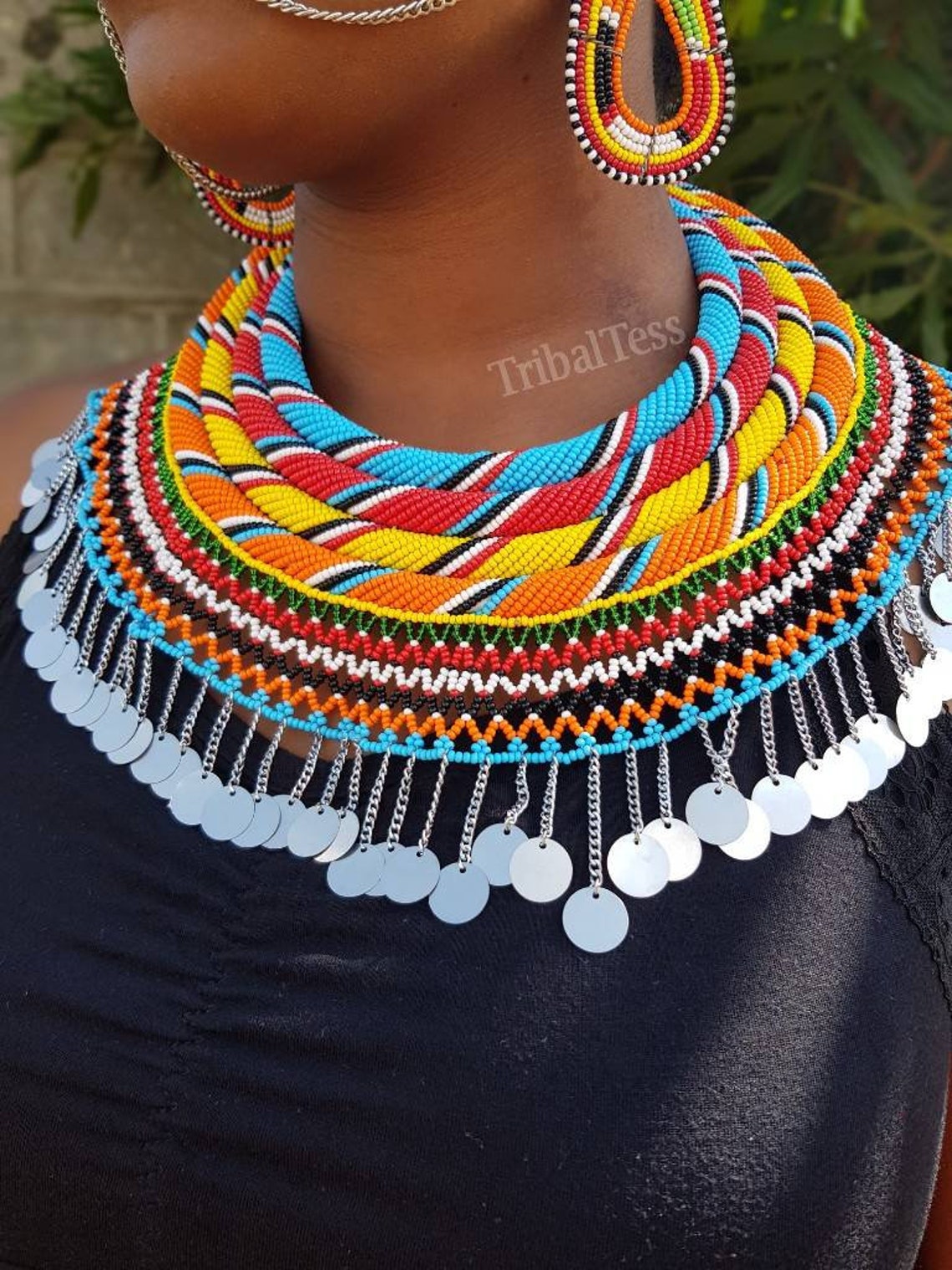 Maasai Samburu Wedding Jewelry African Wedding Necklace With Etsy UK