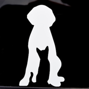 Dog & Cat car decal