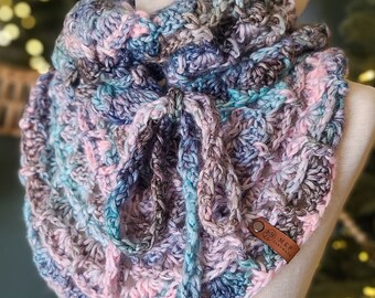 Columbia Ridge Scarf | Triangle Scarf | Christmas Gift for daughter for mom for friend | Stocking Stuffer | Gift for her
