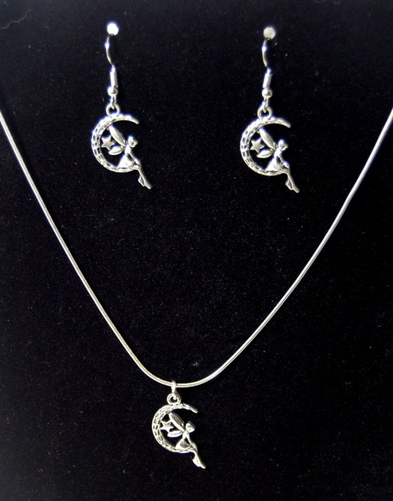 Silver Fairy Pixie Fae Earrings