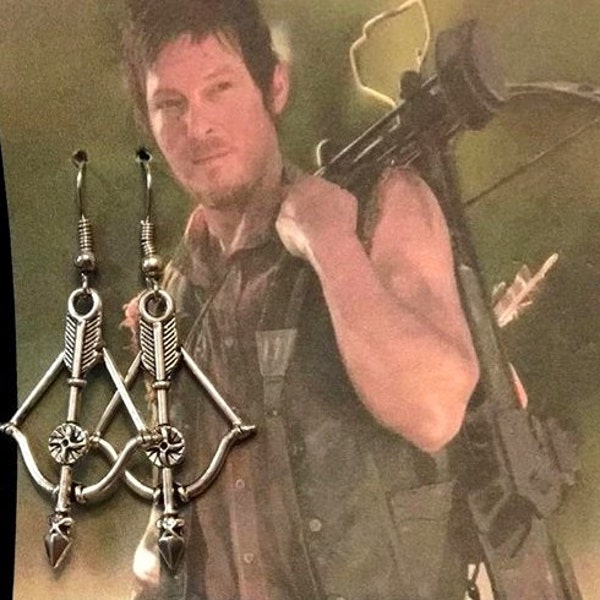 TWD , Daryl Dixon Crossbow The Walking Dead Daryl Dixon Crossbow  Earrings