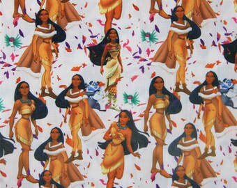 Tema in tessuto stampato "Pocahontas"
