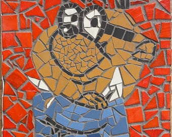 Penfold, glass mosaic wall panel