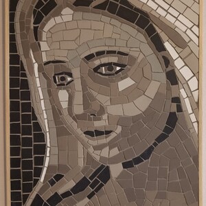 Our Lady of Medjugorje, ceramic mosaic wall panel